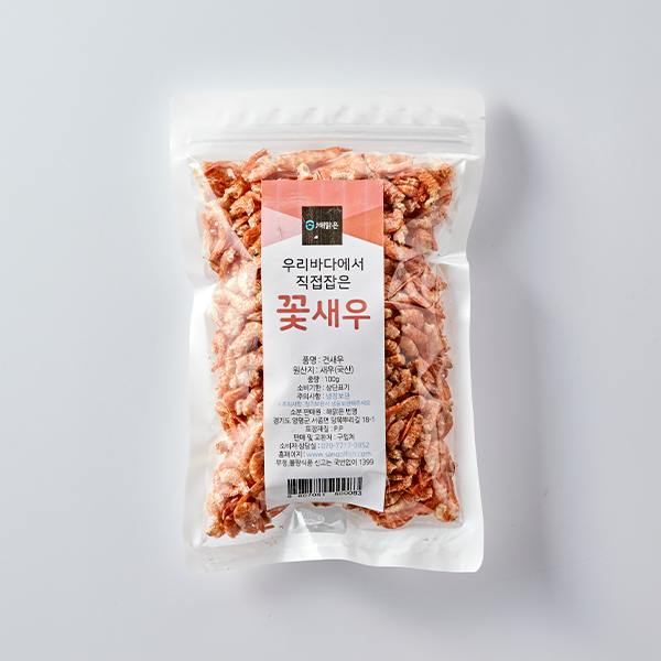 국내산 두절 꽃새우 (100g)