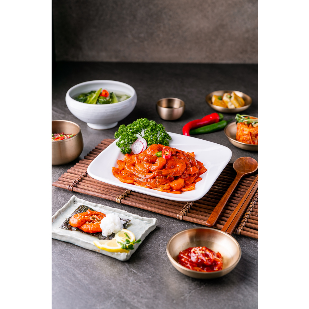 밥 반찬, 술안주로 좋은 대궐 로제 양념 깐새우장 250g / 500g 