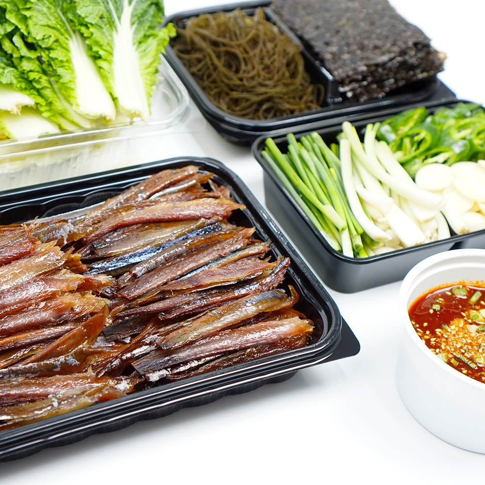 포항 구룡포 과메기 야채세트
