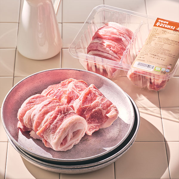 무항생제 한돈 삼겹+목심 멀티팩(구이용/각 400g) 