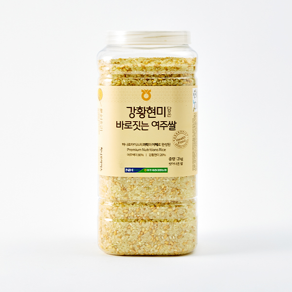 강황현미 담은 바로짓는 여주쌀 (2kg/23년)