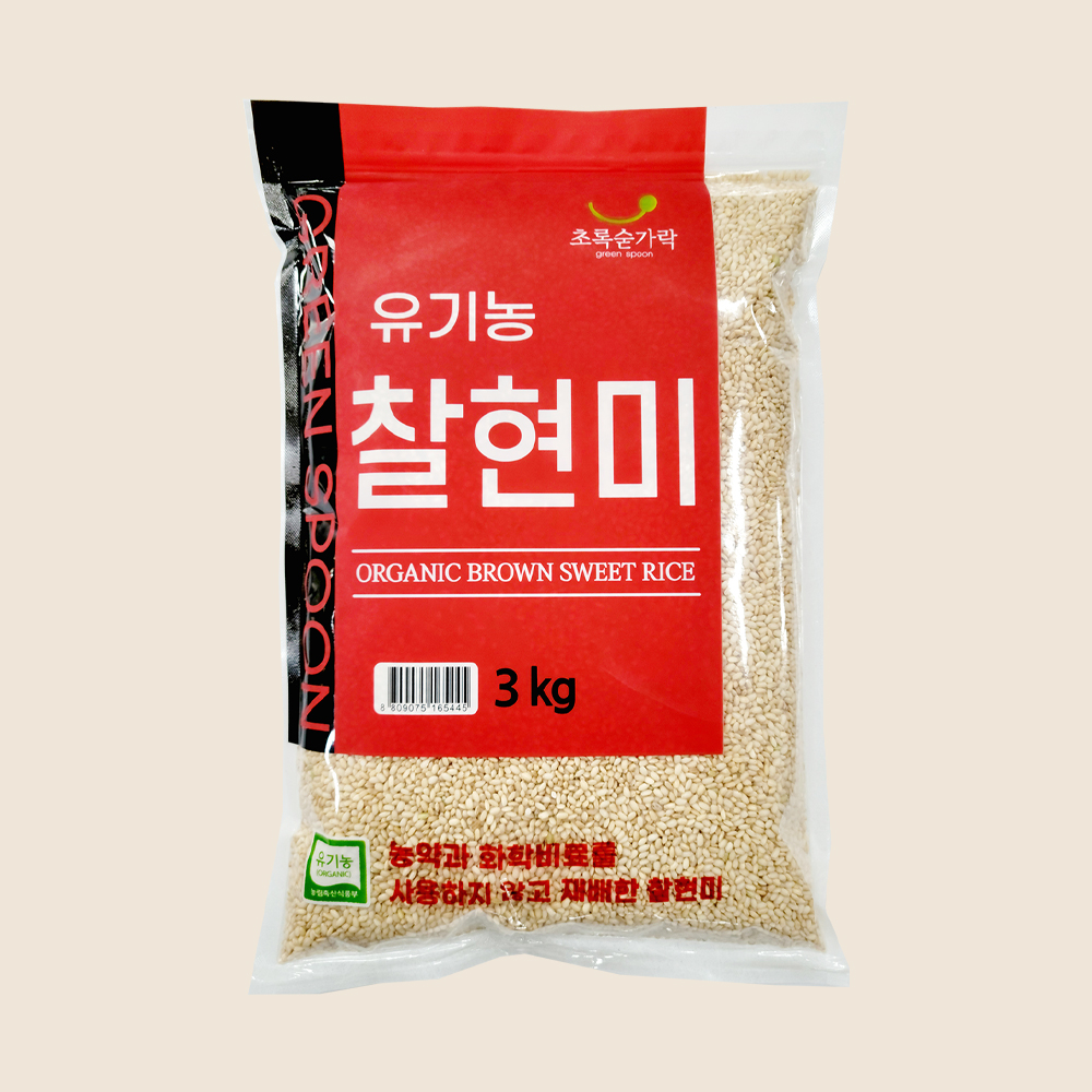 초록숟가락 유기농 찰현미 햇곡