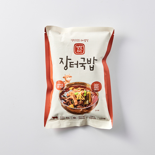[라이브 한정]정담우리 소고기 얼큰장터국밥(750g)