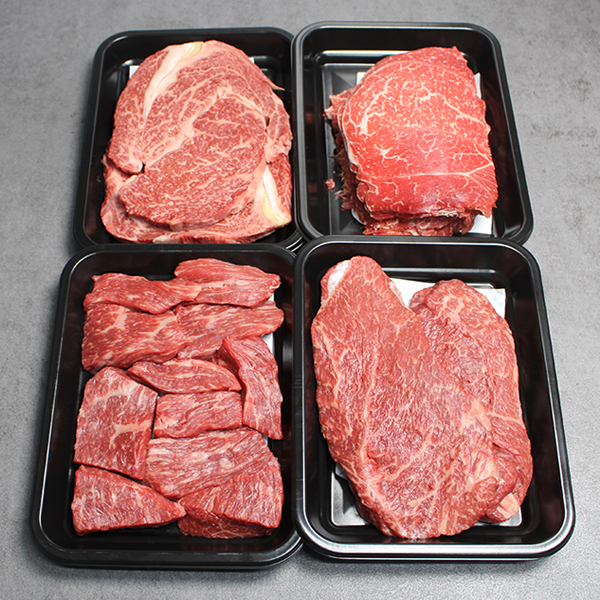 [한성가횡성한우]정품 횡성한우 명품프리미엄 실속세트 7호 1.6kg(등심400g,불고기400g,국거리400g,장조림400g)