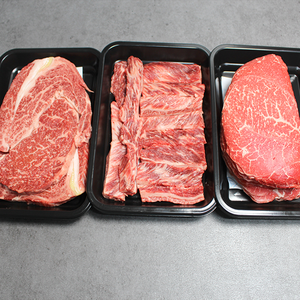 [한성가횡성한우]정품 횡성한우 1++등급 명품프리미엄 혼합세트 26호 1.4kg(등심 500g,특수부위 400g,불고기 500g)