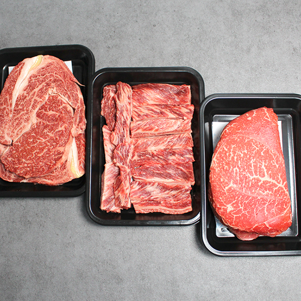 [한성가횡성한우]정품 횡성한우 1++등급 명품프리미엄 혼합세트 26호 1.4kg(등심 500g,특수부위 400g,불고기 500g)