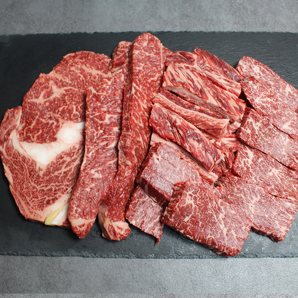 [한성가횡성한우]정품 횡성한우 투뿔등급 구이세트 5호 800g(등심200g,채끝 200g,갈비살 200g X 2)