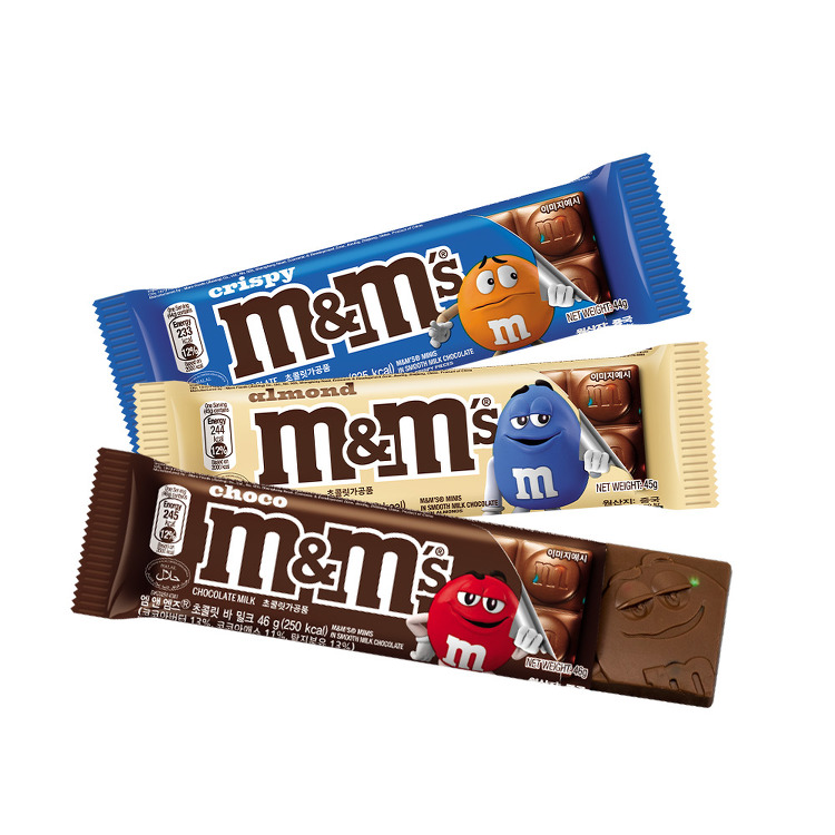 엠엔엠즈 블록 밀크/피넛/크리스피 번들 45g