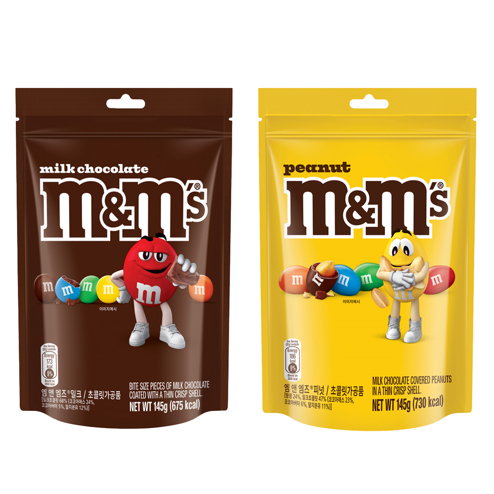 엠엔엠즈 밀크 & 피넛 파우치 145g 