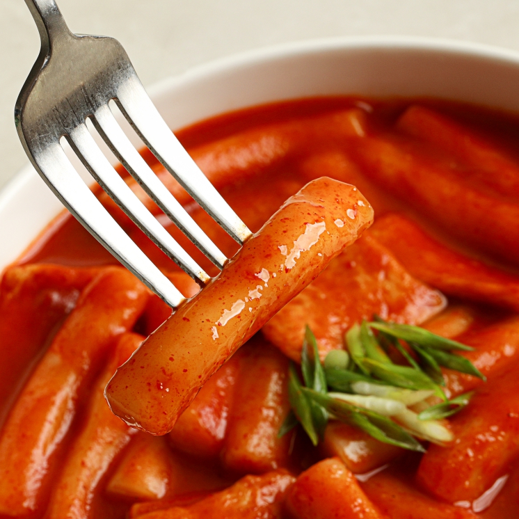 토끼밀 즉석 떡볶이 오리지널 2세트 + 로제맛 2세트 + 어묵 100g 총 8인분
