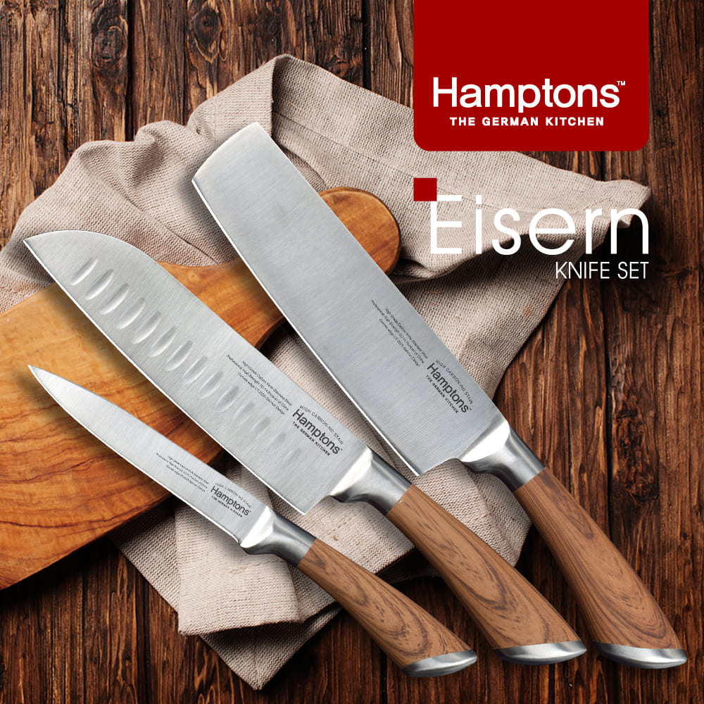 [Hamptons] 햄튼 아이전 스텐레스 주방용 칼 3종세트 대표이미지 섬네일