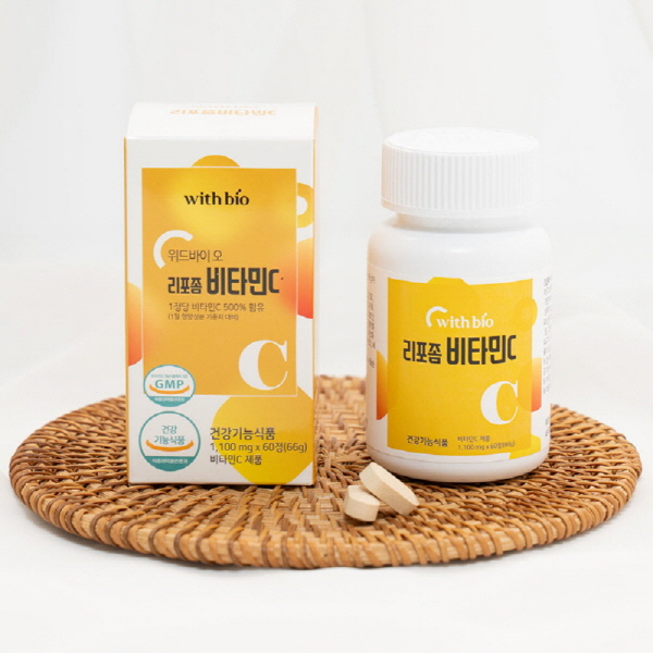 위드바이오 리포좀 비타민C 1,100mg X60정(2개월분)