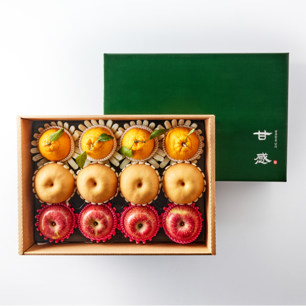 [설선물 마음전송]VIP 한라봉혼합과일세트(5kg내외/사과4입+배4입+한라봉4입)