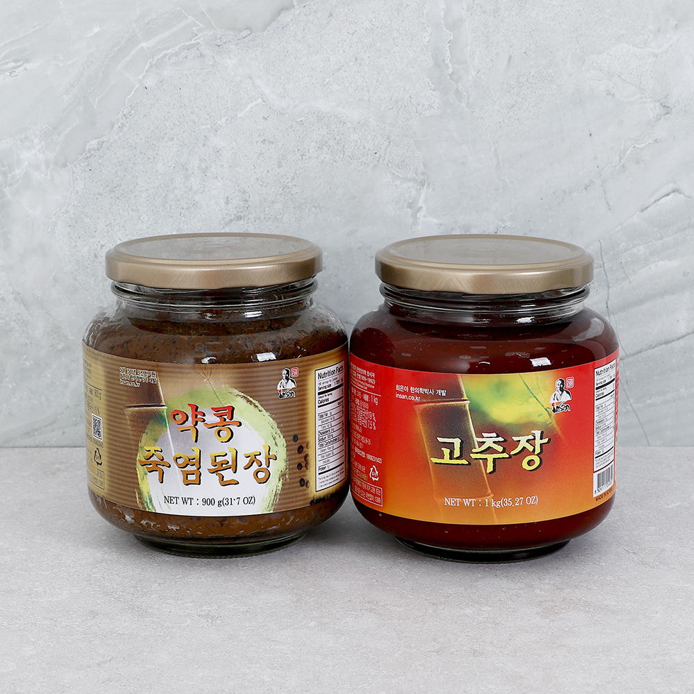 인산죽염 2호 장류 세트 [고추장 약콩된장]