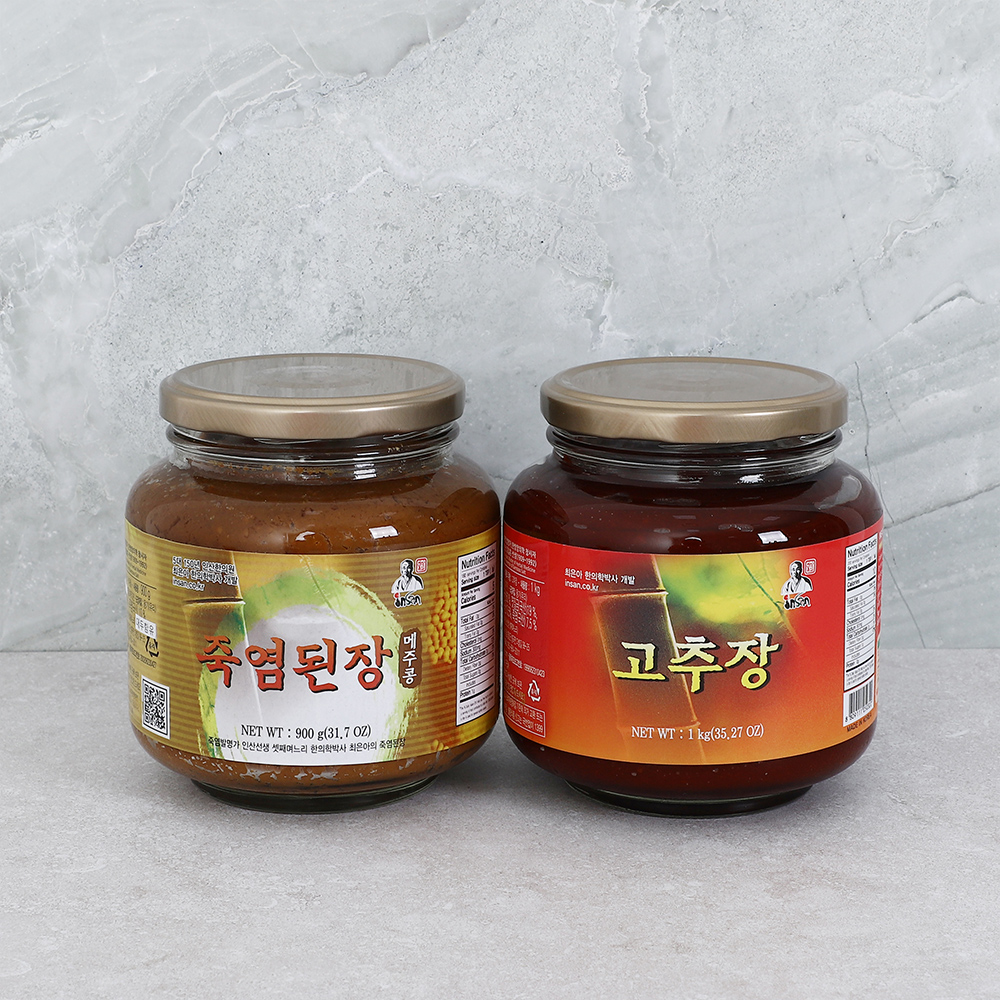 인산죽염 4호 장류 세트 [고추장 된장]