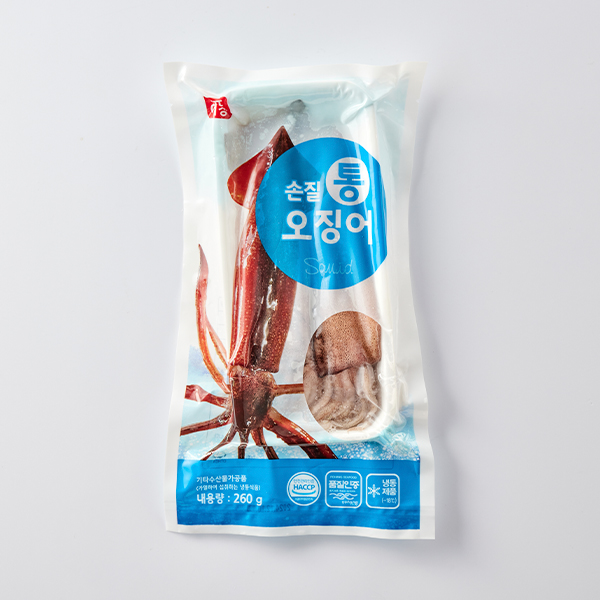 손질 통 오징어(2미/260g)