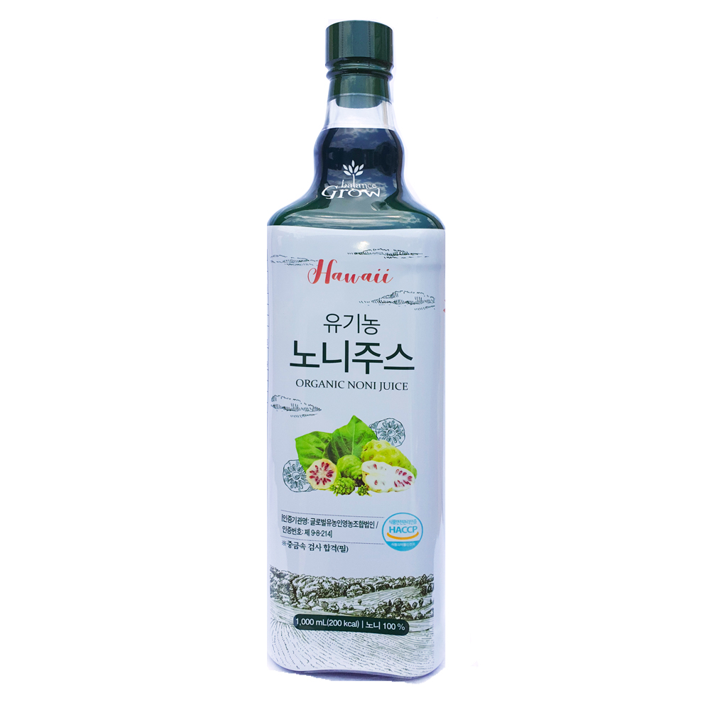 하와이 유기농 노니 노니주스 1000ml 1병 대표이미지 섬네일