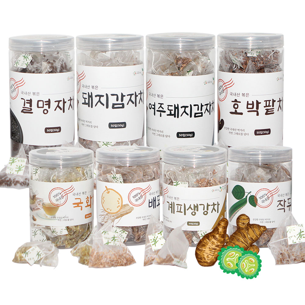 지구마을 국내산 삼각티백 전통차 티백차 10종 (30개입/50개입) 대표이미지 섬네일