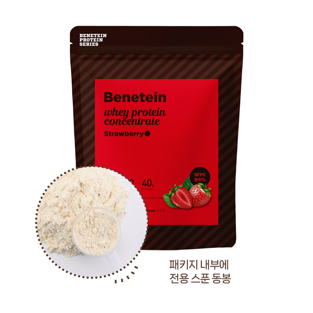 베네틴 포대유청 단백질보충제 WPC 딸기맛 2kg 1개