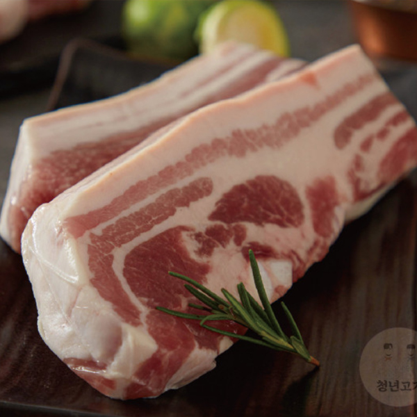 [푸를청] 한돈 냉장 삼겹살 1kg(500gx2팩)