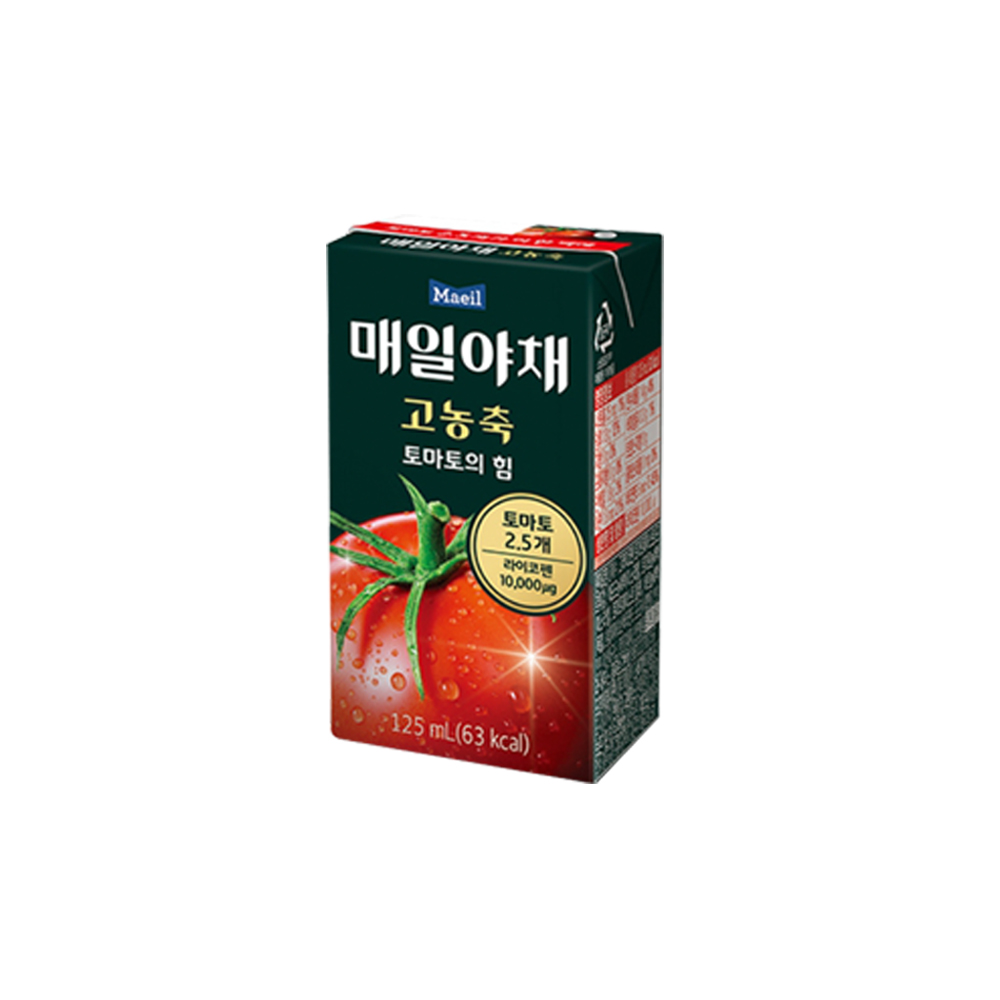 매일유업 매일야채 고농축 토마토의힘 125ml 24팩