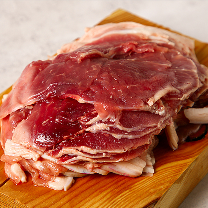 [육즙팡팡] 감칠맛 제주도 흑돼지 돔베고기 500g+500g 2팩(1kg)