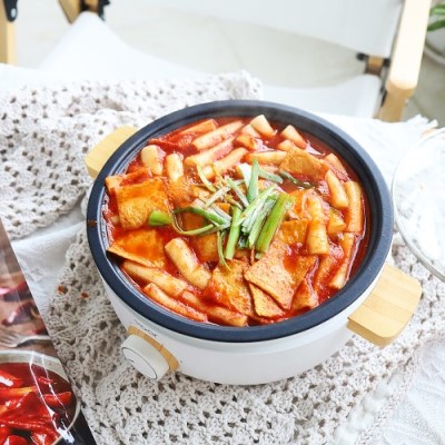 [특가] 자박떡볶이 500g(떡 320g+어묵 80g+소스 100g) 대표이미지 섬네일