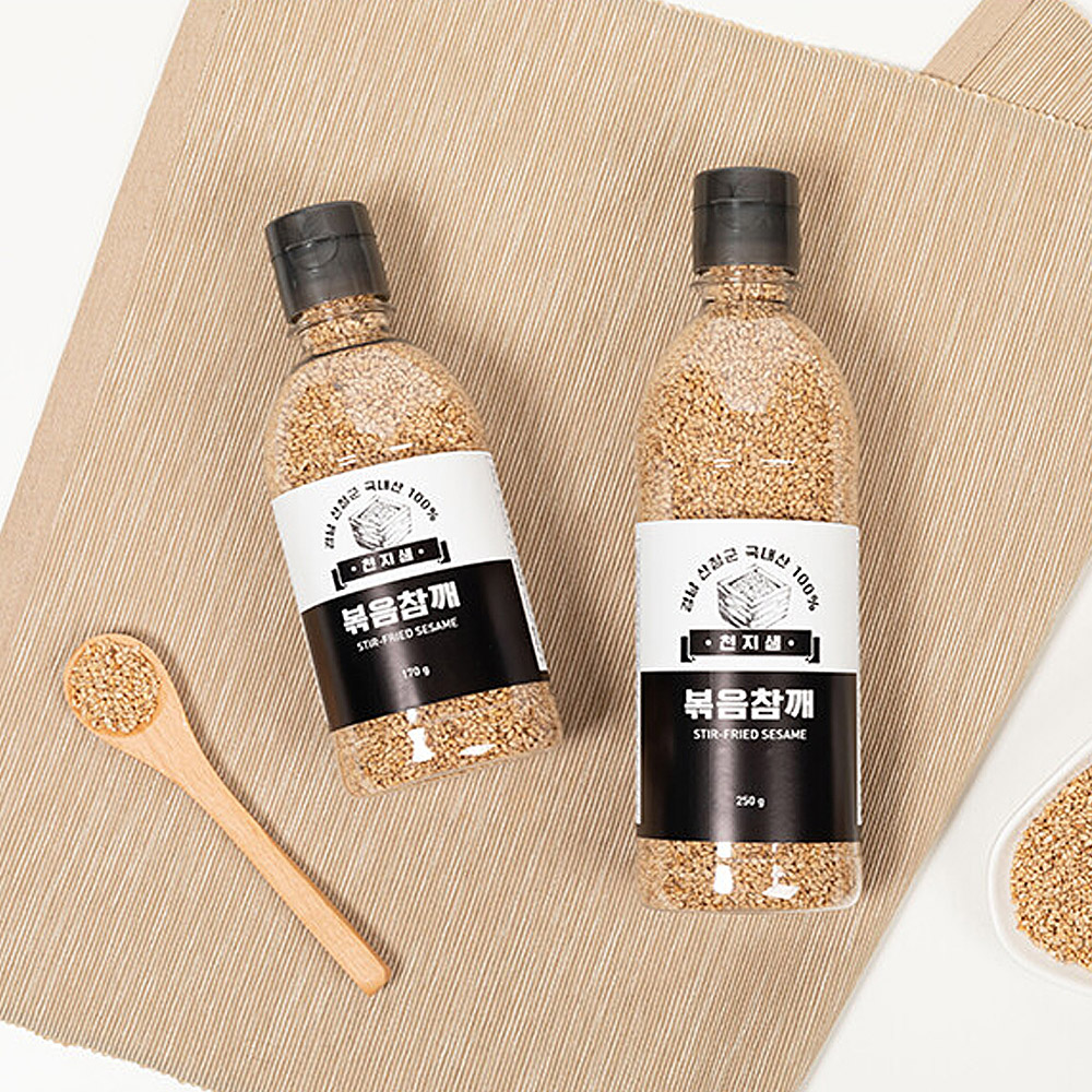 지리산 산청 국내산 고소한 볶음참깨 (170g/250g)