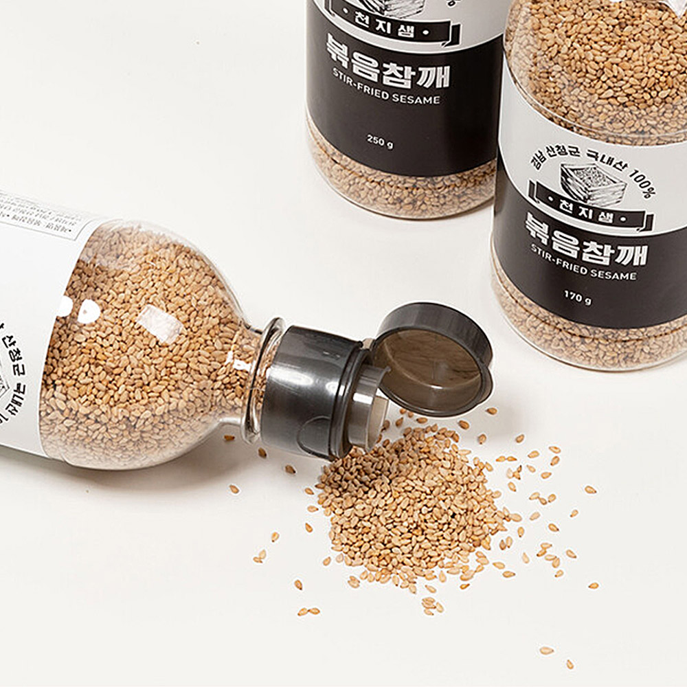 지리산 산청 국내산 고소한 볶음참깨 (170g/250g)