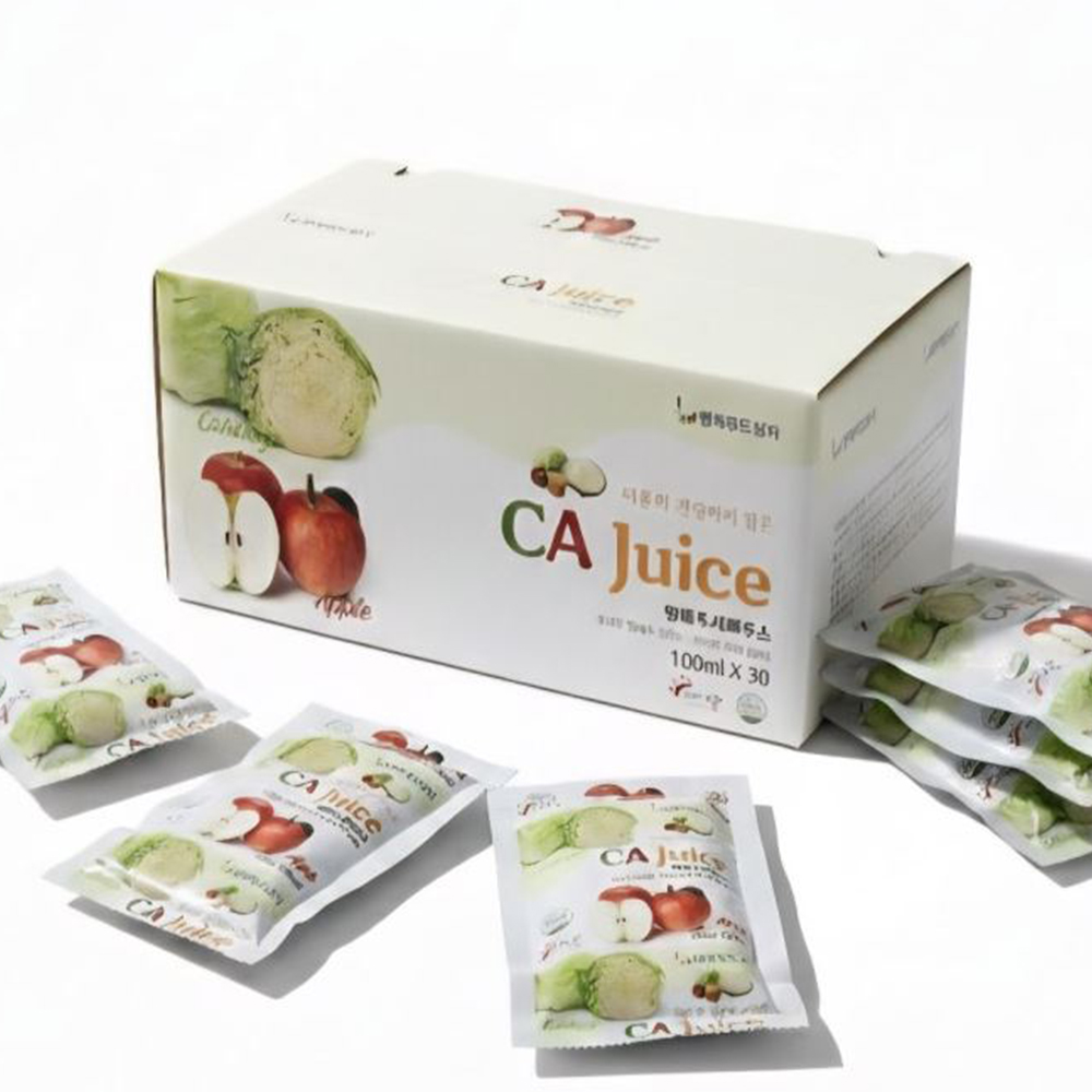 생과 착즙! HACCP 인증 국내산 재료로만 만든 과채주스 (사과즙/ABC추스/양배추사과즙)
