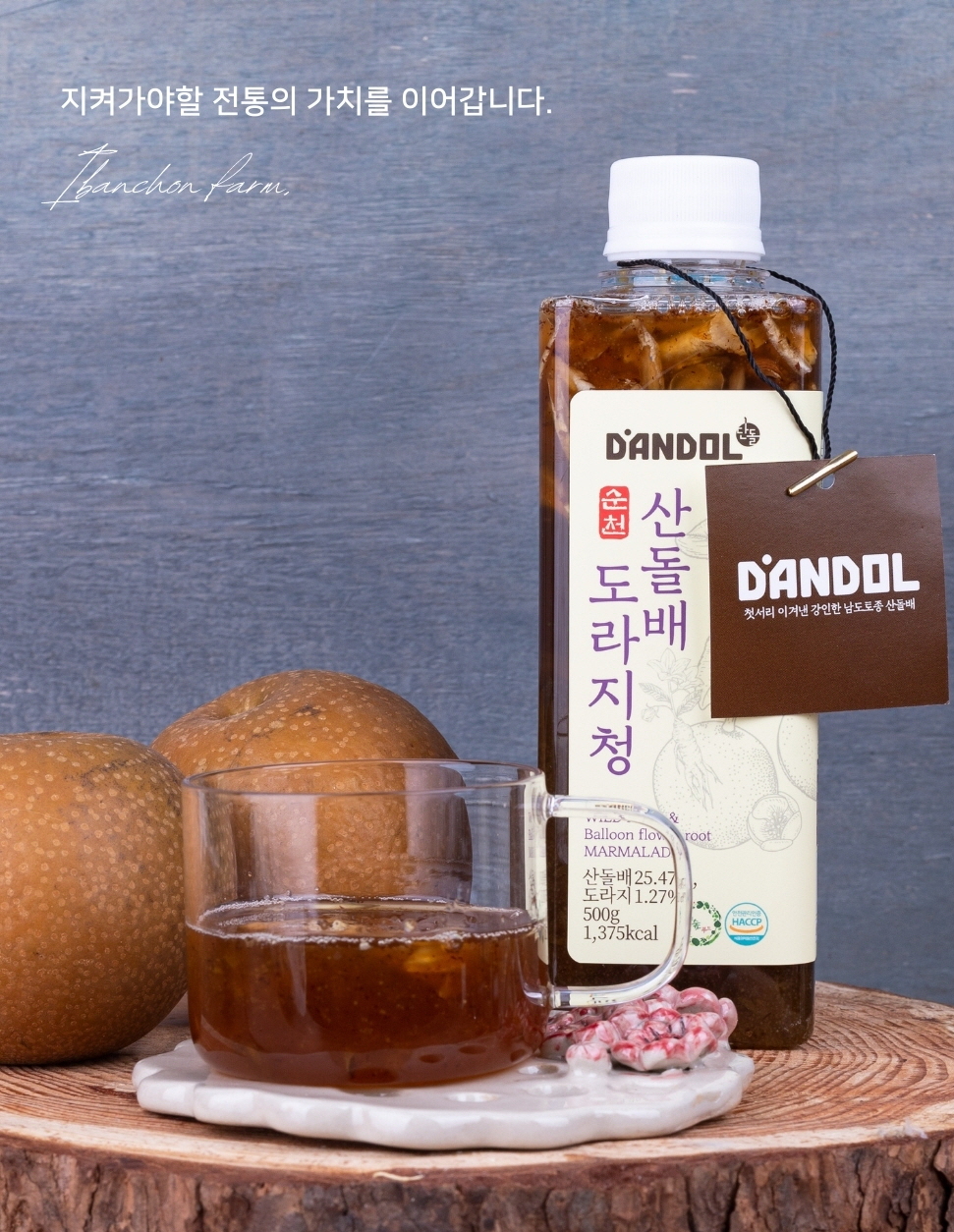 단돌 산돌배도라지청
