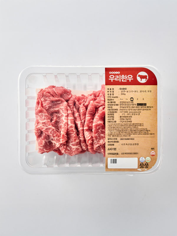 우리한우 설도 불고기용(300g)ㅣ우리농장