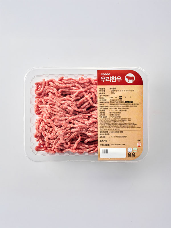 우리한우 다짐육(300g)ㅣ우리농장