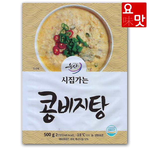 요맛 시집가는농산 콩비지탕 500g x 8팩