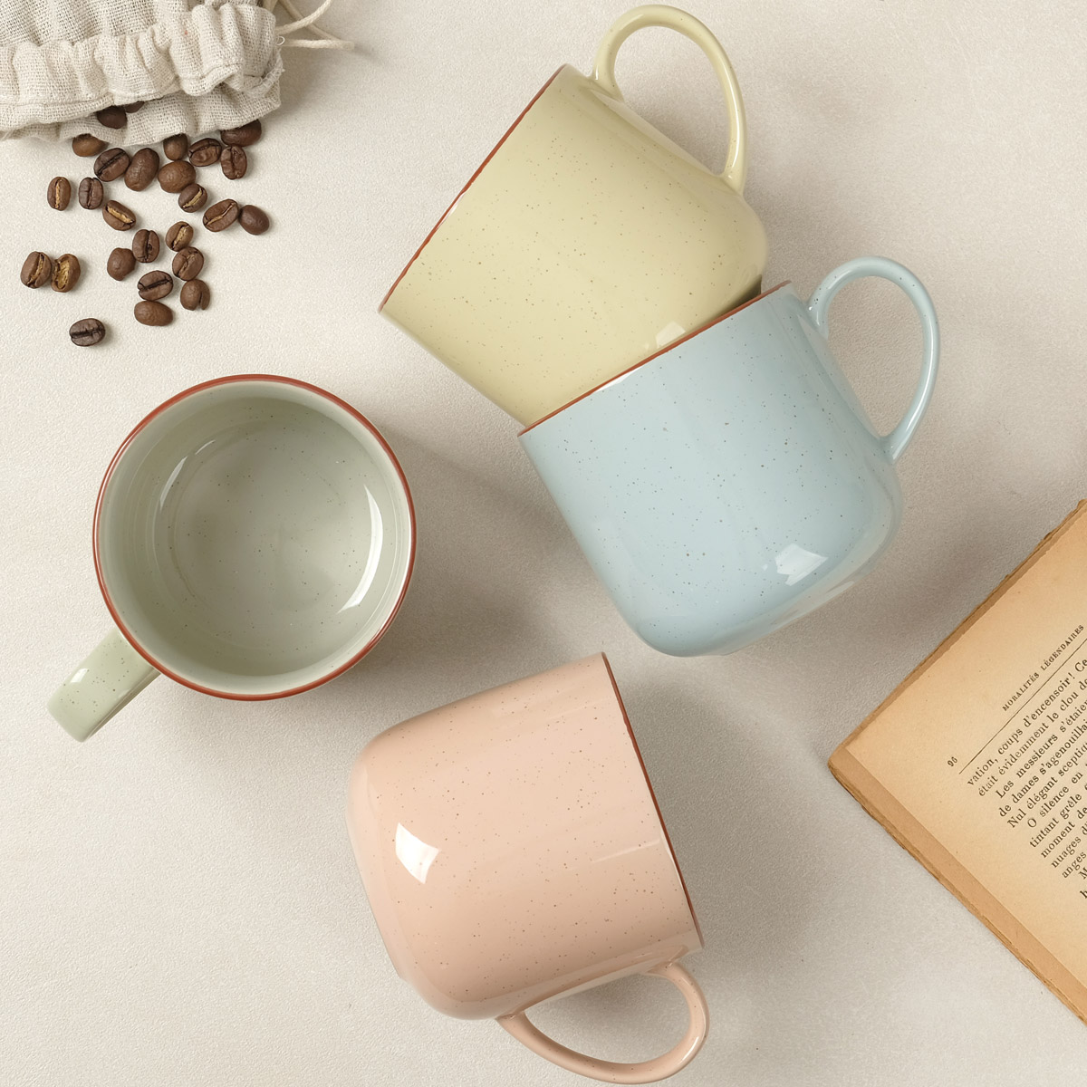 브리티 머그 4p세트