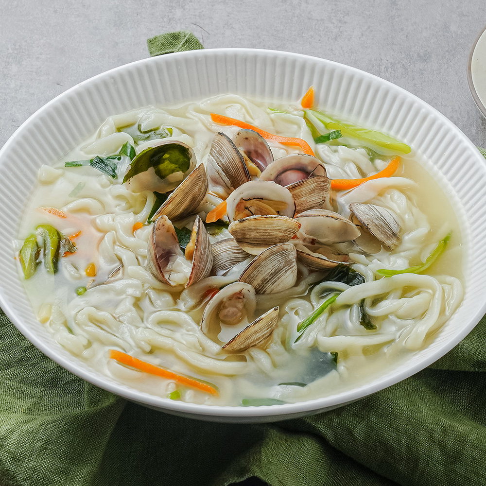 대구 맛집 동죽 칼국수 2인분 캠핑 밀키트 택배 옹심이내
