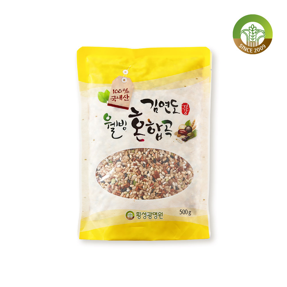[김연도혼합곡] 증산왕 김연도 웰빙혼합곡 500g(13곡) x 8봉 대표이미지 섬네일