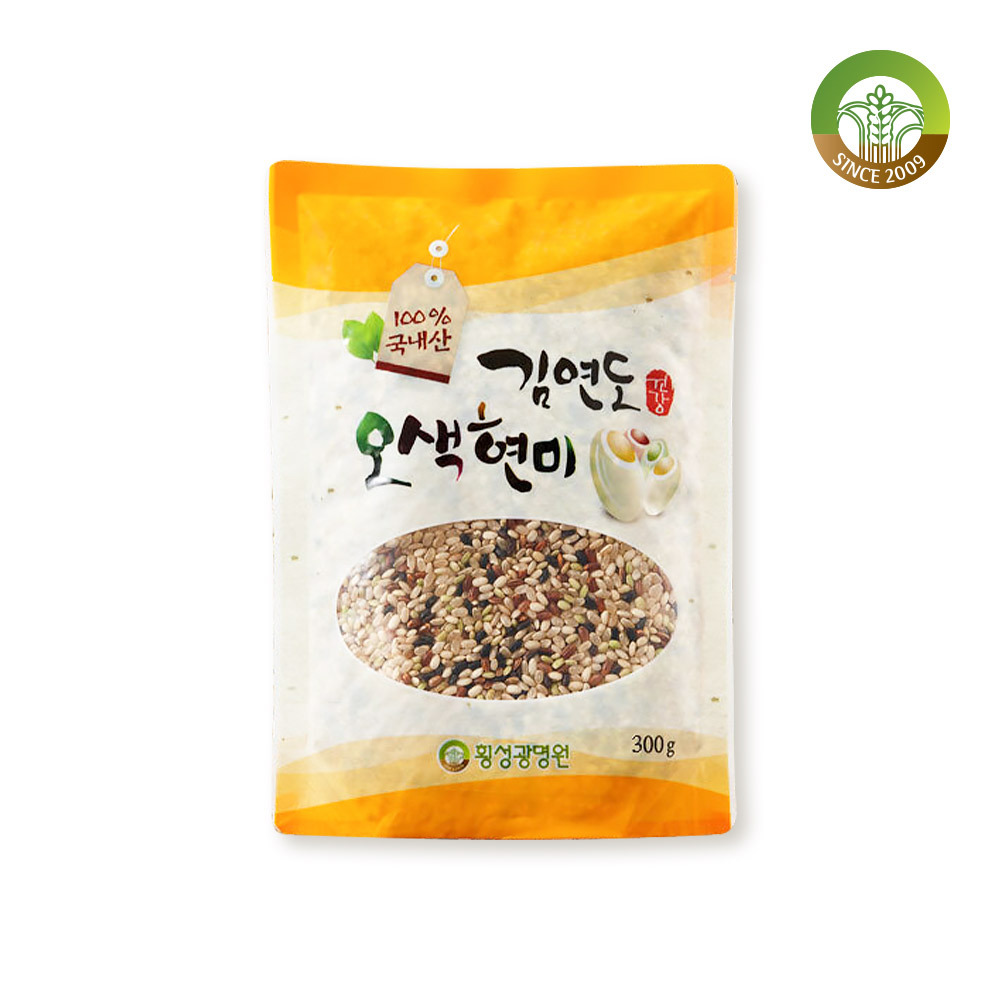 [김연도혼합곡] 증산왕 김연도 웰빙 오색현미 300g x 8봉 대표이미지 섬네일