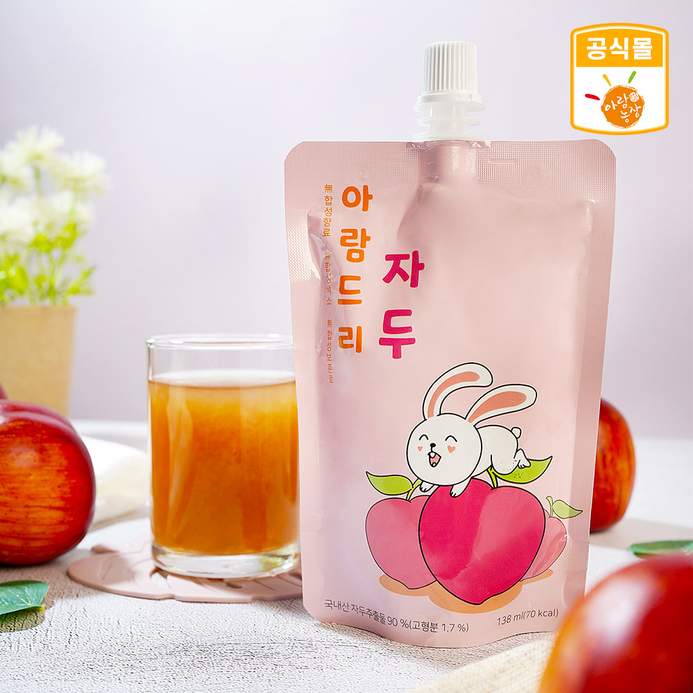 아람농장 아람드리 자두 주스 138ml 10팩