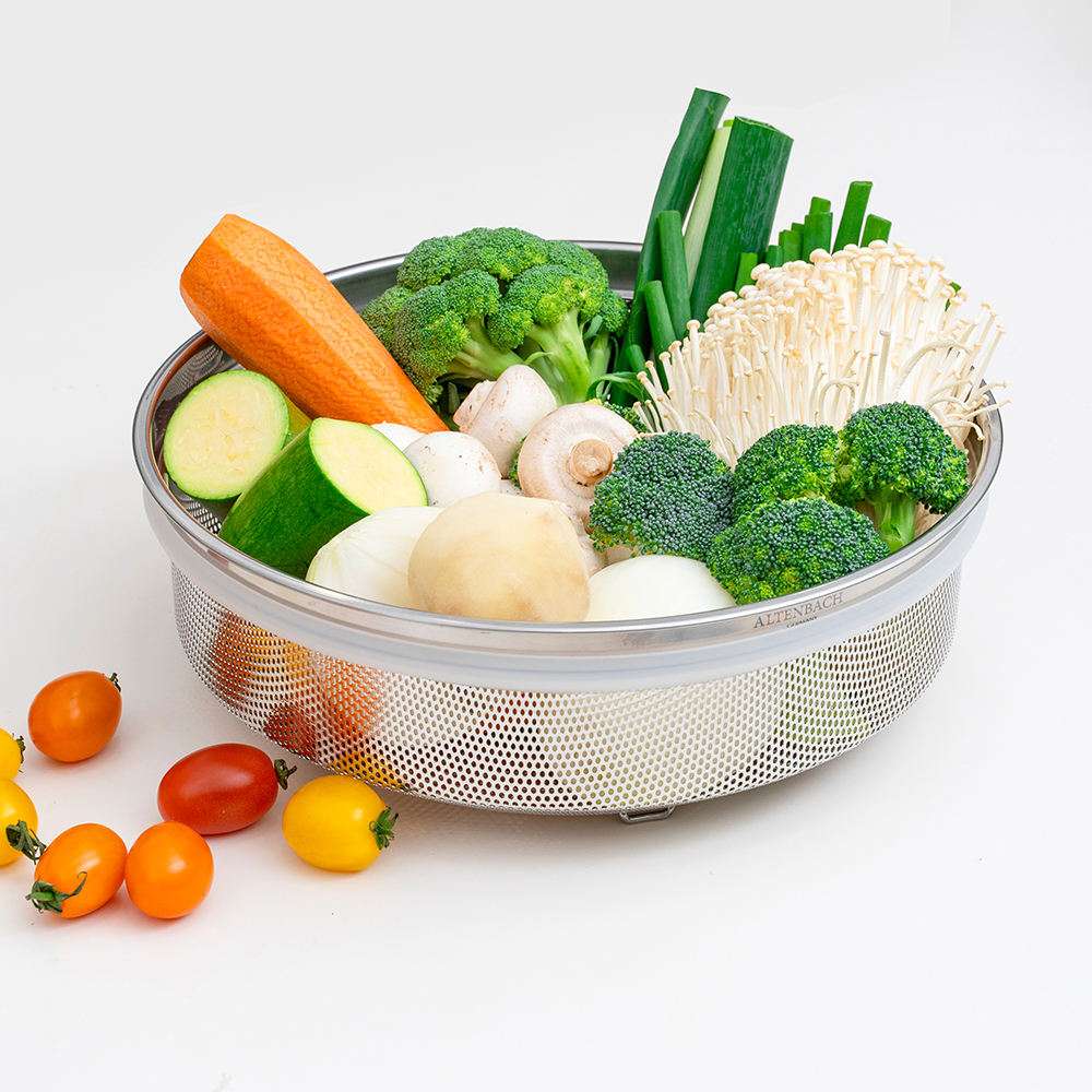 알텐바흐 뽀큐트 찜기 스텐 만두 이유식 야채찜기 멀티 하이브리드 스티머 20cm