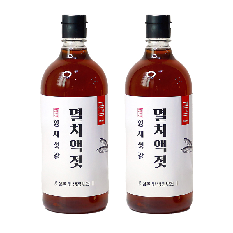 [룰루홈] 강경 국산 멸치액젓 진한 원액 600g / 1.2kg / 2kg