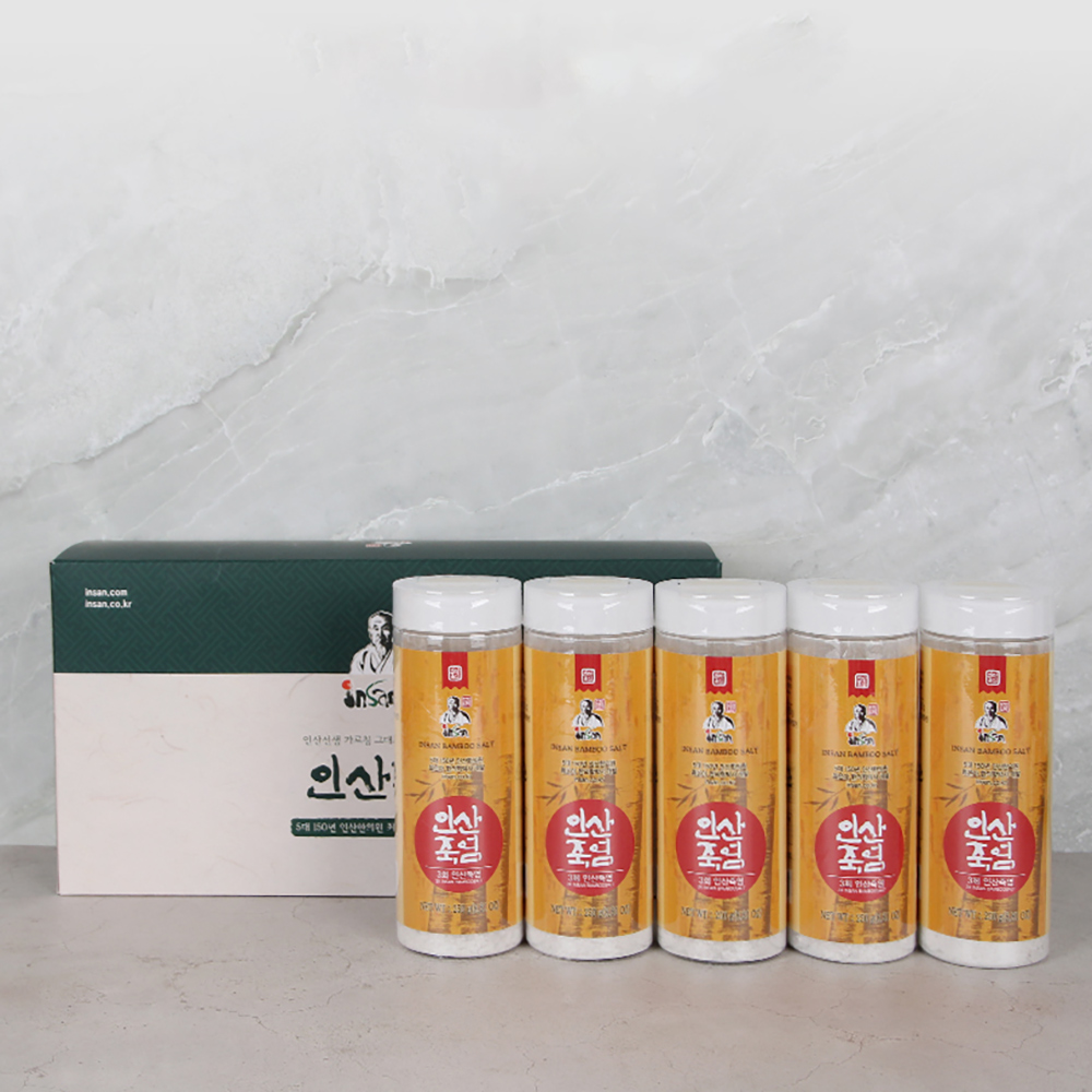 인산죽염 3회 죽염 과립 선물세트 [과립 250g 5개]