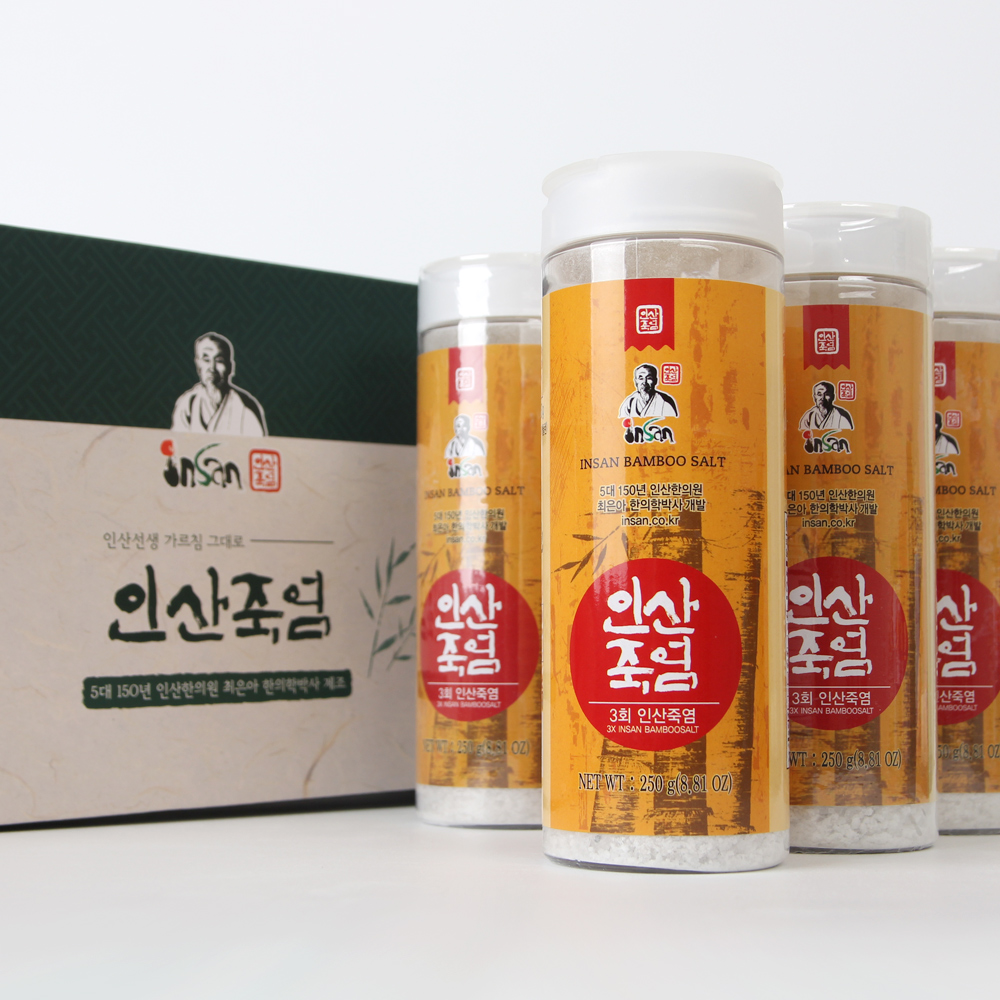 인산죽염 3회 죽염 과립 선물세트 [과립 250g 5개]