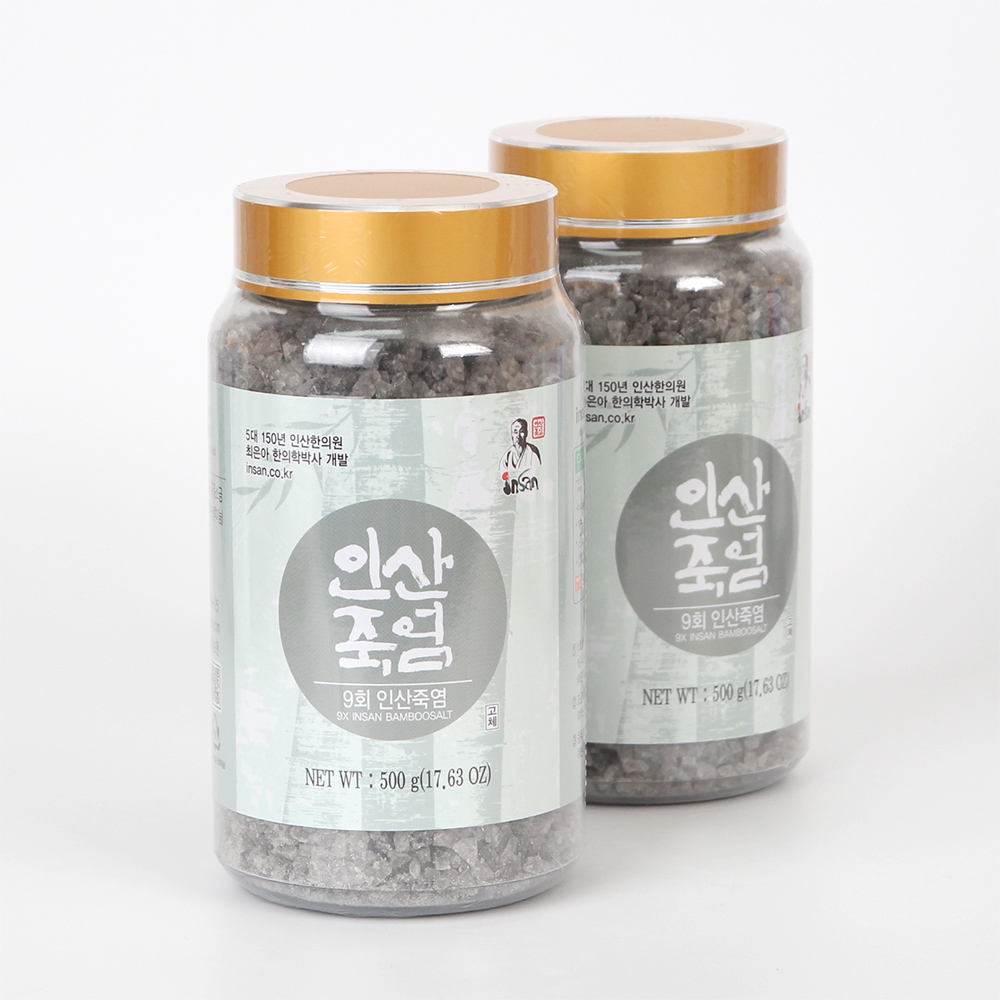 인산죽염 9회 죽염 [고체 1kg] (500g+500g)