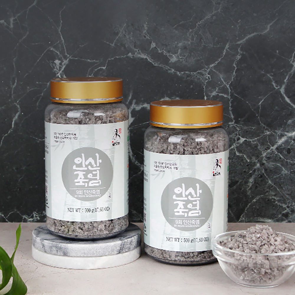 인산죽염 9회 죽염 [고체 1kg] (500g+500g)