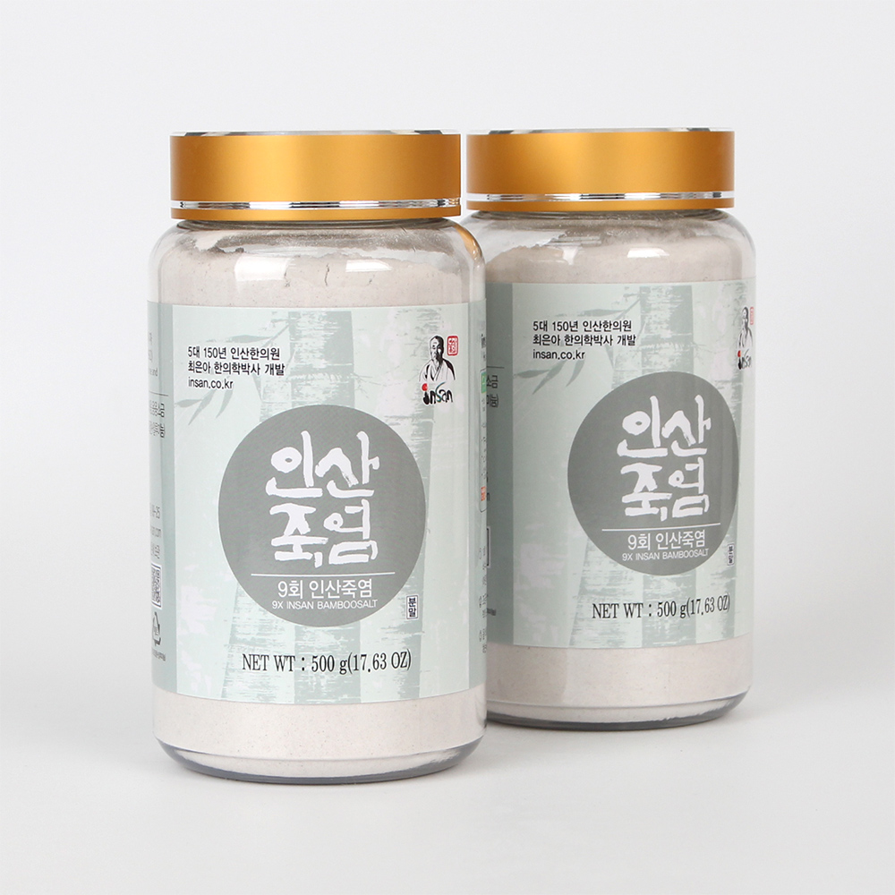 인산죽염 9회 죽염 [분말 1kg] (500g+500g)