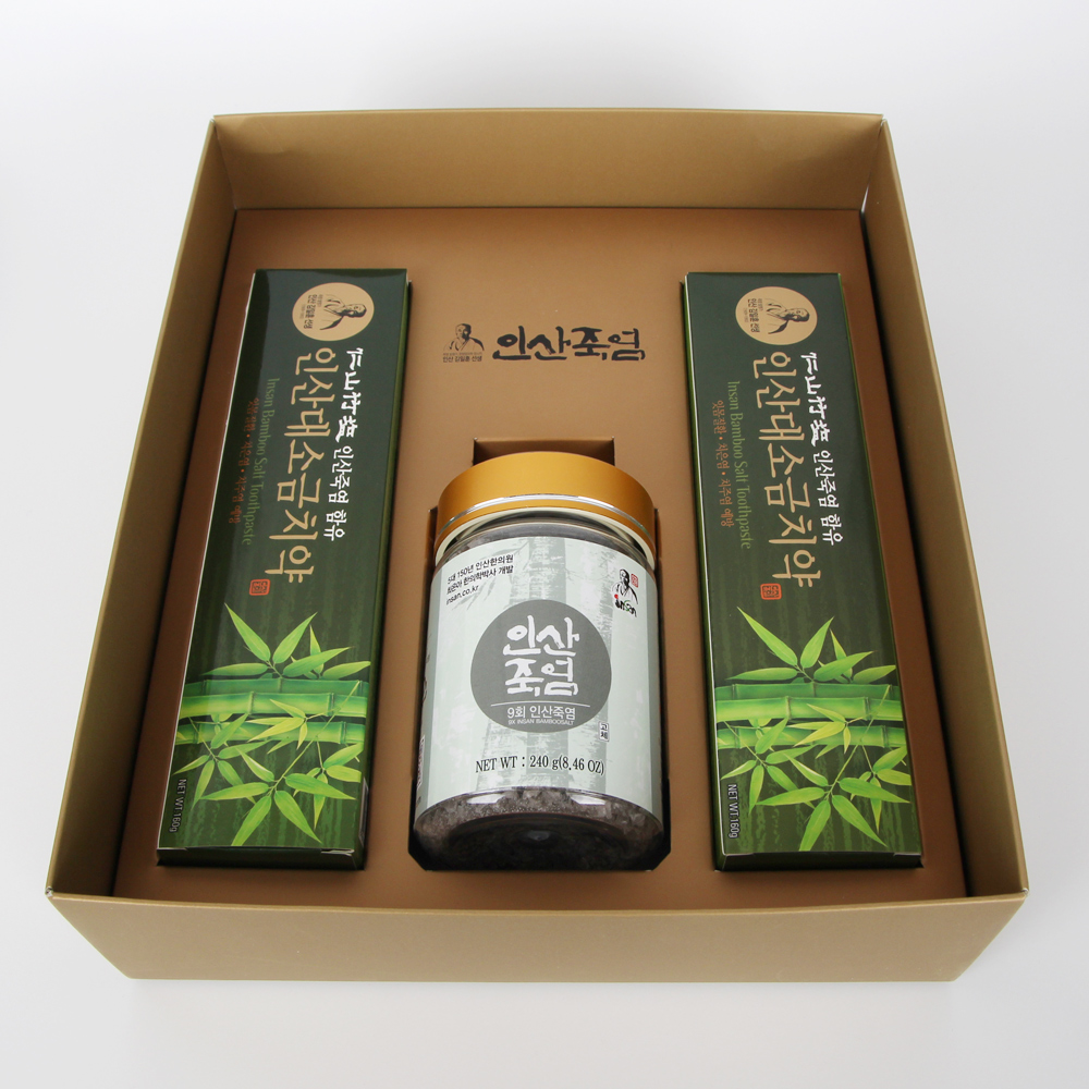 인산죽염 9회 죽염고체 치약 선물세트
