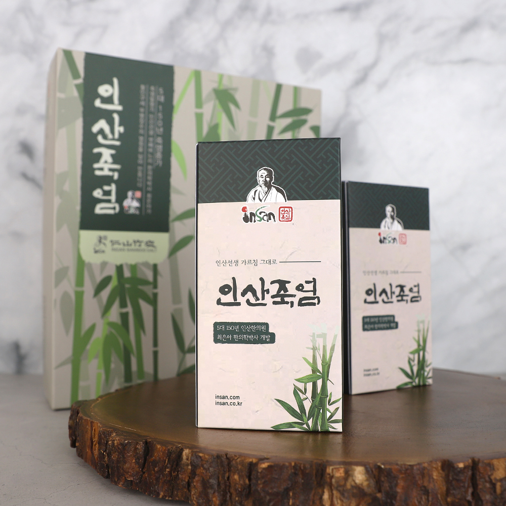 인산죽염 9회 죽염 고체 선물세트 [240g 2개]