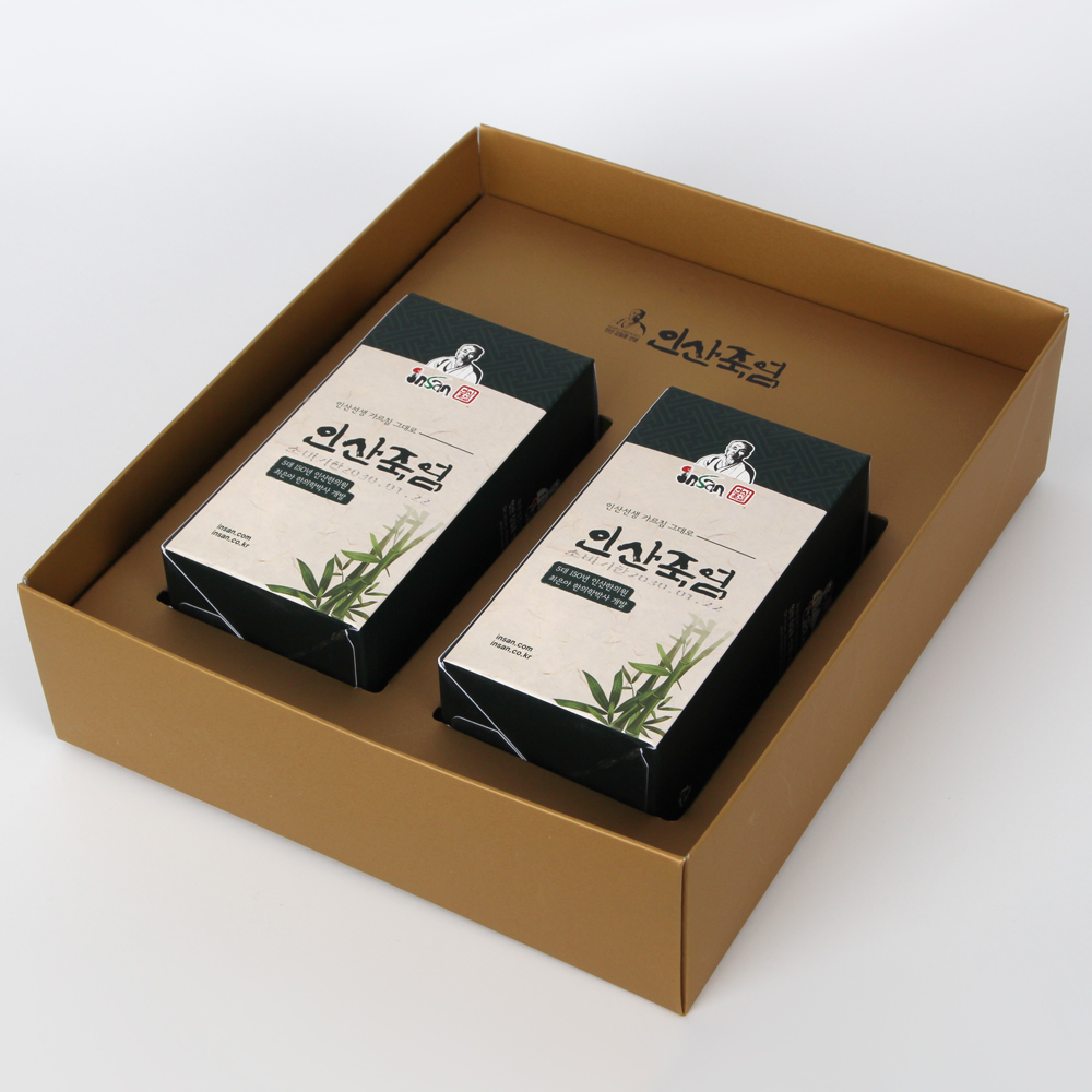 인산죽염 9회 죽염 고체 선물세트 [240g 2개]