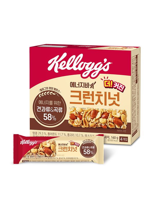 [1+1] 크런치넛 에너지바 (40gX4입)